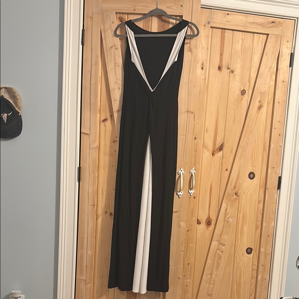 Black and White Women's Dress